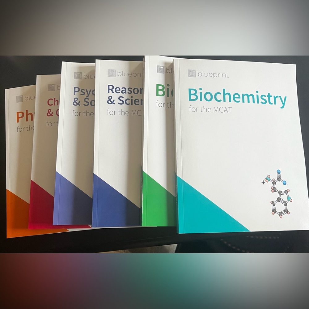 MCAT BluePrint prep test books 2022